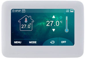WIFI programmable thermostat. Volt or volt free switching outputs