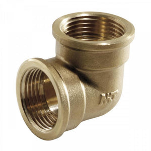 1/2" F/F Brass Elbow