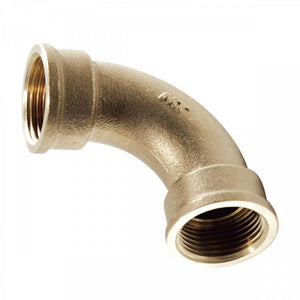 1" Brass Swept Bend
