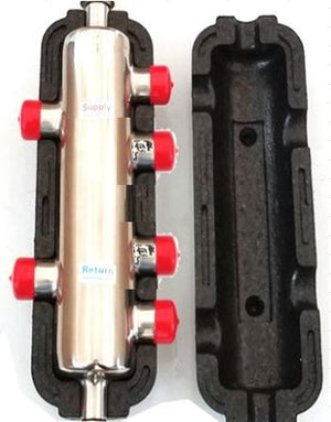 Hydraulic separator   1 " in 
2 x 1" out
