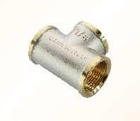 1" X 3/4" X 1" Brass Tee
