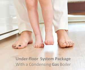 Gas boiler  Underfloor package suits up to 240 Sqm home 10 loops 6 control zones