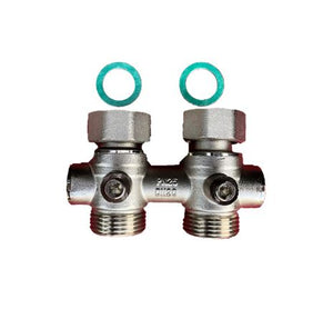 H valve for manifold pump station (with manual bypass) Use with Eurocone 20 or 25mm