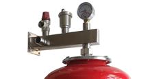 PV mount assembly inc air & pressure relief gauge and option port